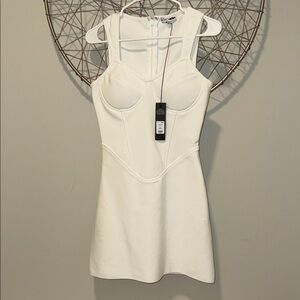 Fashion Nova White Mini Dress